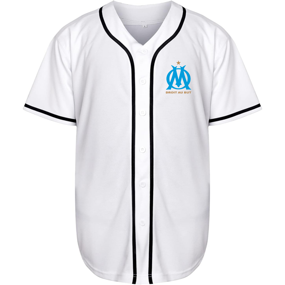 Men's Olympique de Marseille FC Baseball Jersey