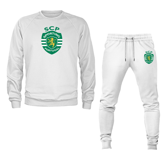 Men's Sporting CP FC Crewneck Sweatshirt Joggers Suit