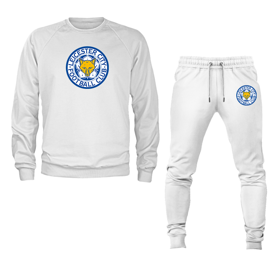 Men's Leicester City FC Crewneck Sweatshirt Joggers Suit