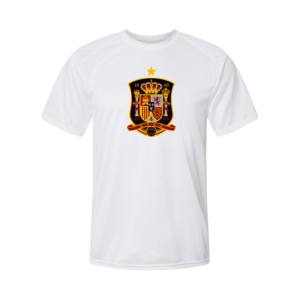 Men's Spain National Soccer Team Performance T-Shirt