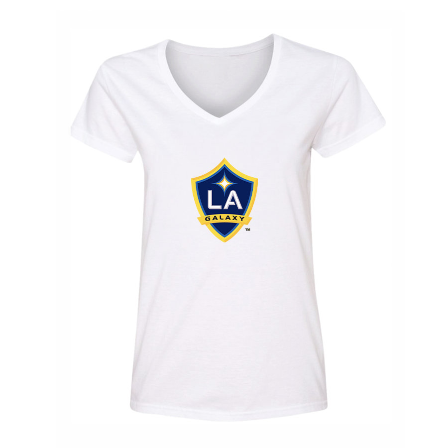 Women's LA Galaxy FC V-Neck T-Shirt