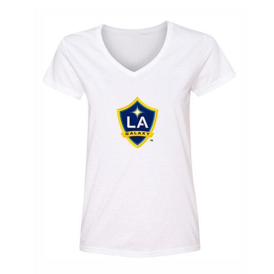 Women's LA Galaxy FC V-Neck T-Shirt