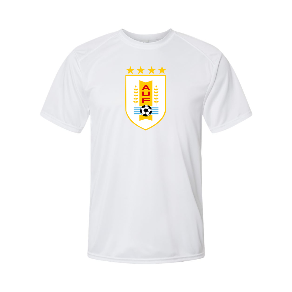 Youth Kids Uruguay National Soccer Team Performance T-Shirt