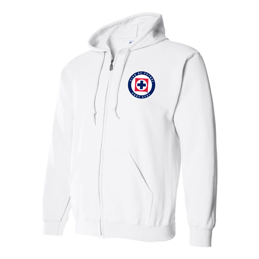 Men's Cruz Azul Football Club Zipper Hoodie