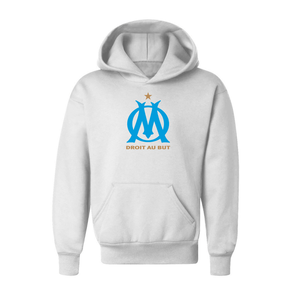 Youth Kids Olympique de Marseille FC Pullover Hoodie