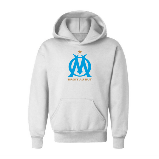 Youth Kids Olympique de Marseille FC Pullover Hoodie