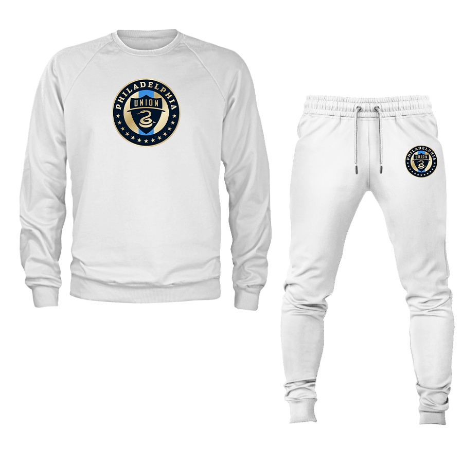 Men's Philadelphia Union FC Crewneck Sweatshirt Joggers Suit