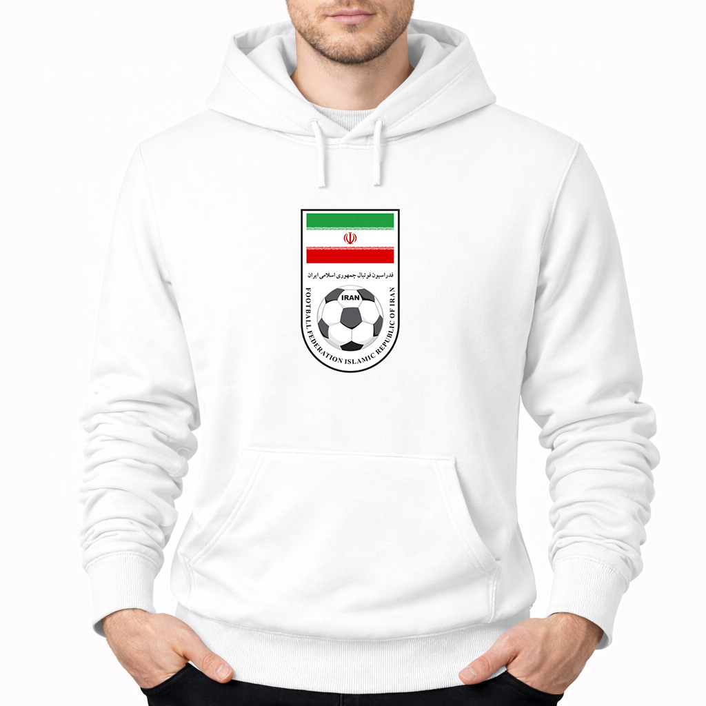 Men's Iran National Soccer Team Pullover Hoodie