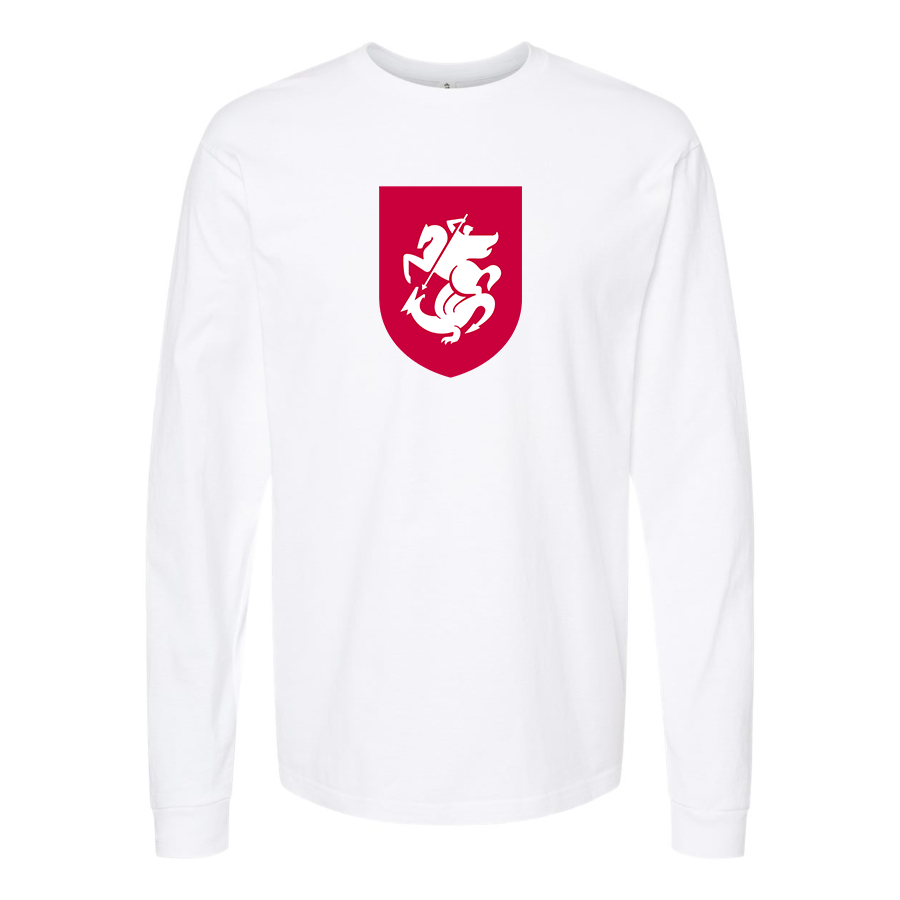 Youth Kids Georgia National Soccer Team Long Sleeve T-Shirt