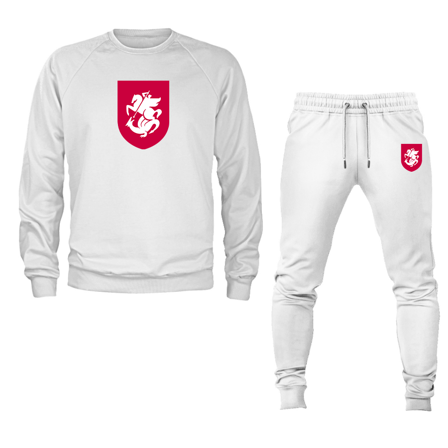 Men's Georgia National Soccer Team Crewneck Sweatshirt Joggers Suit