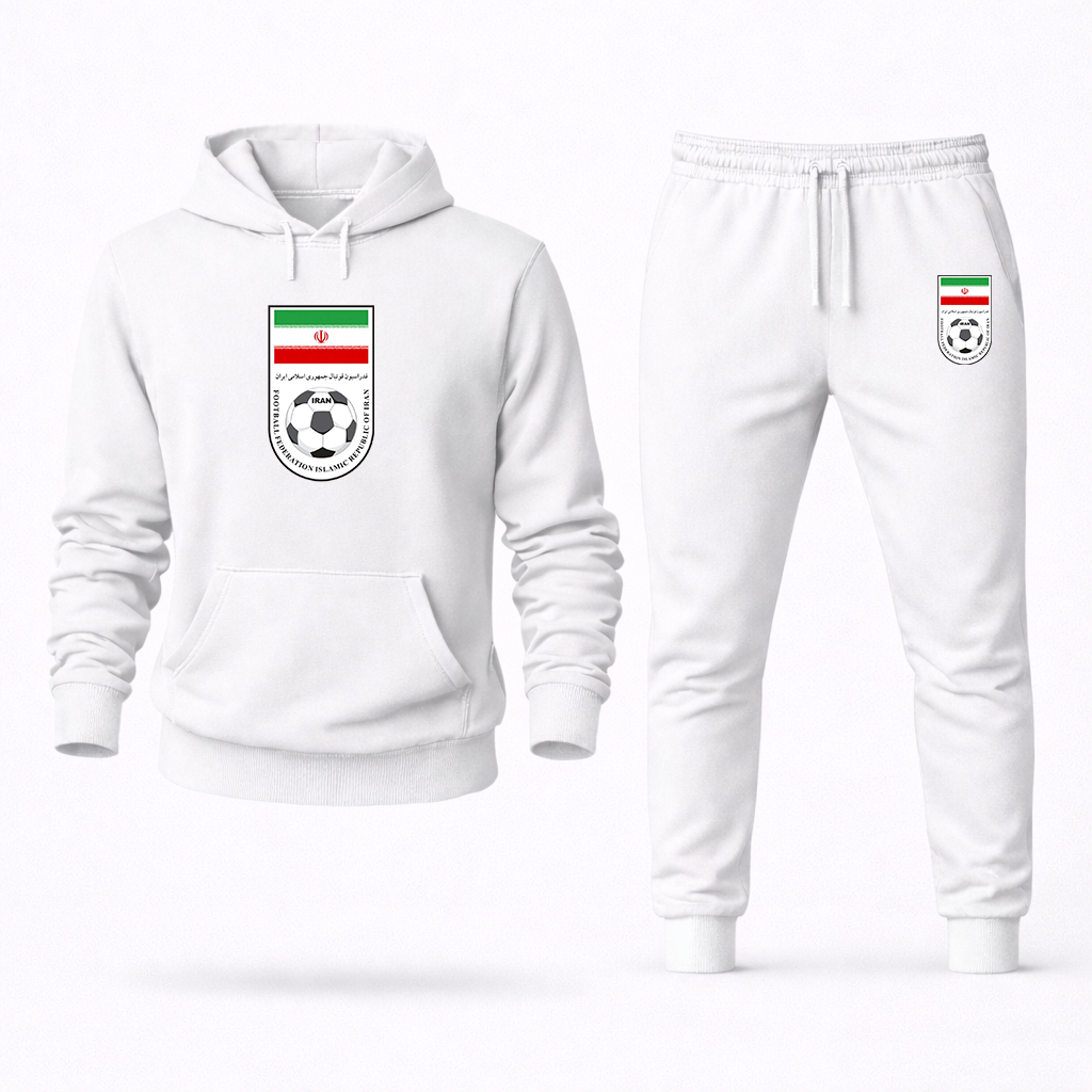 Men's Iran National Soccer Team Hoodie Joggers Set