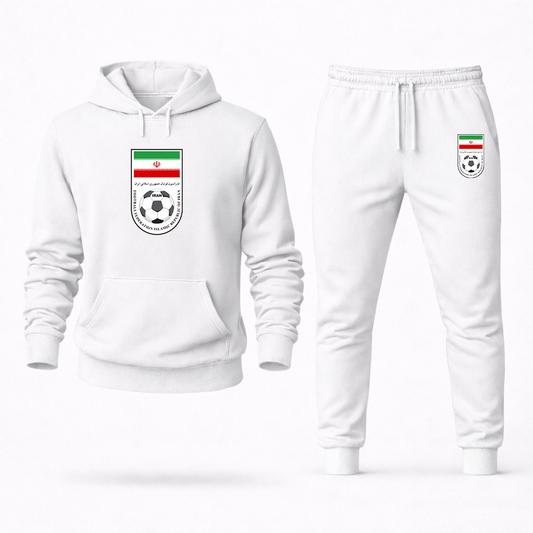 Men's Iran National Soccer Team Hoodie Joggers Set