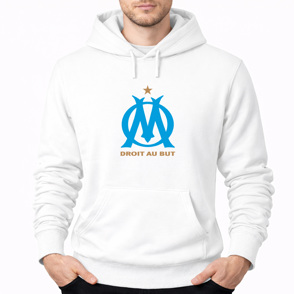 Men's Olympique de Marseille FC Pullover Hoodie