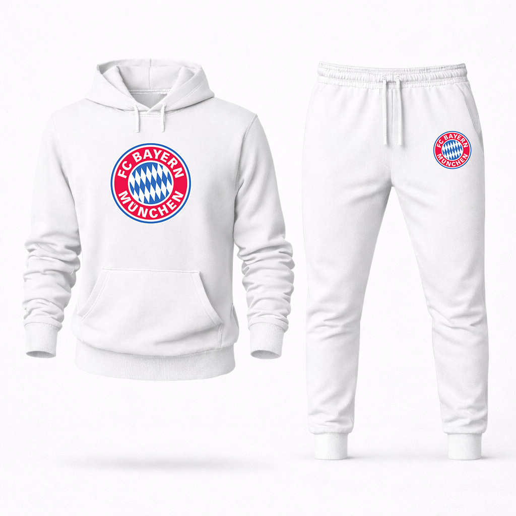 Men's F.C. Bayern Munchen Soccer Logo Hoodie Joggers Set