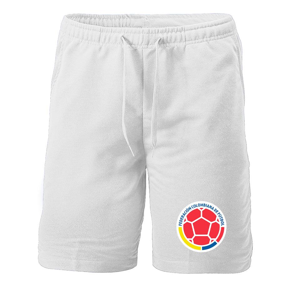 Men's Colombia National Soccer Team Athletic Fleece Shorts