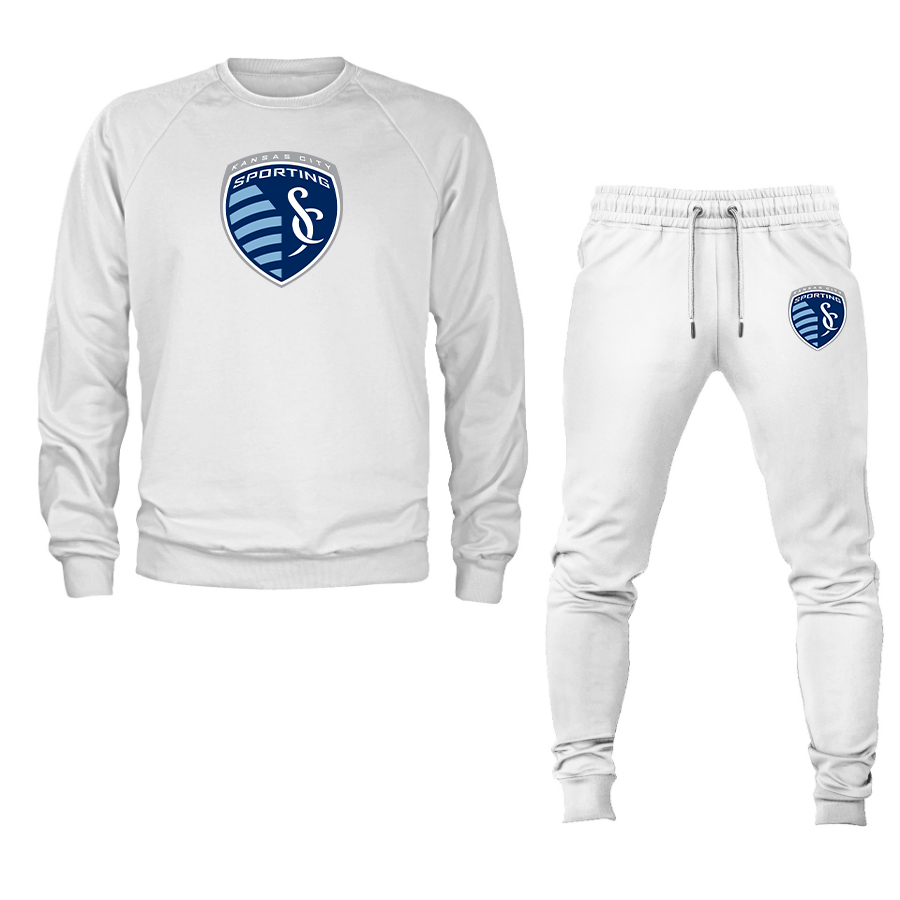 Men's Sporting Kansas City FC Crewneck Sweatshirt Joggers Suit