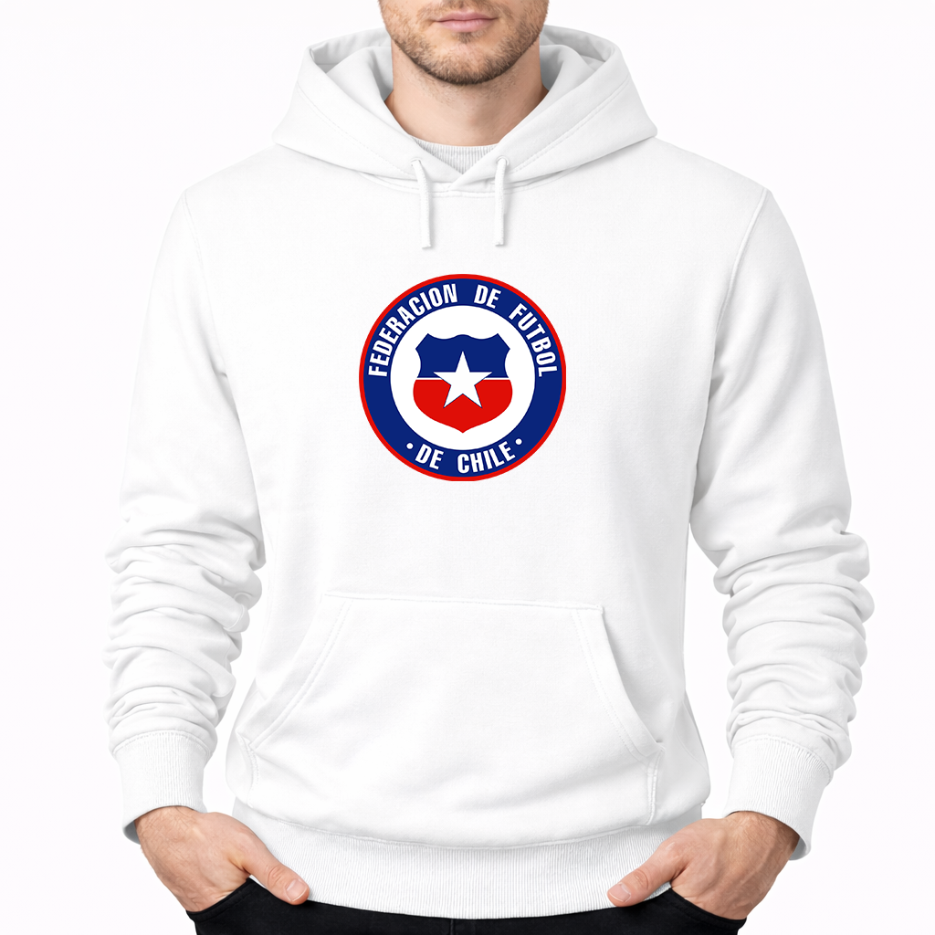 Men's Chile National Soccer Team  Pullover Hoodie