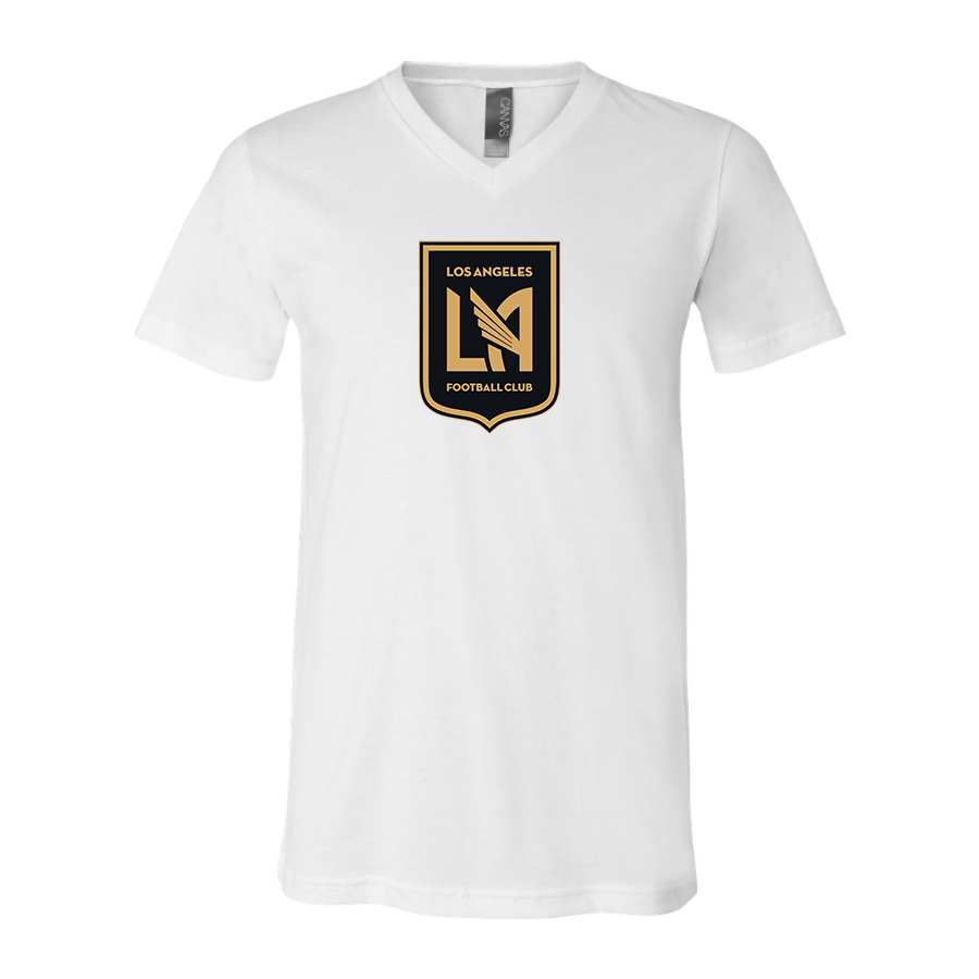 Men’s LAFC Los Angeles Football Club - BELLA + CANVAS - Jersey V-Neck Tee - 3005