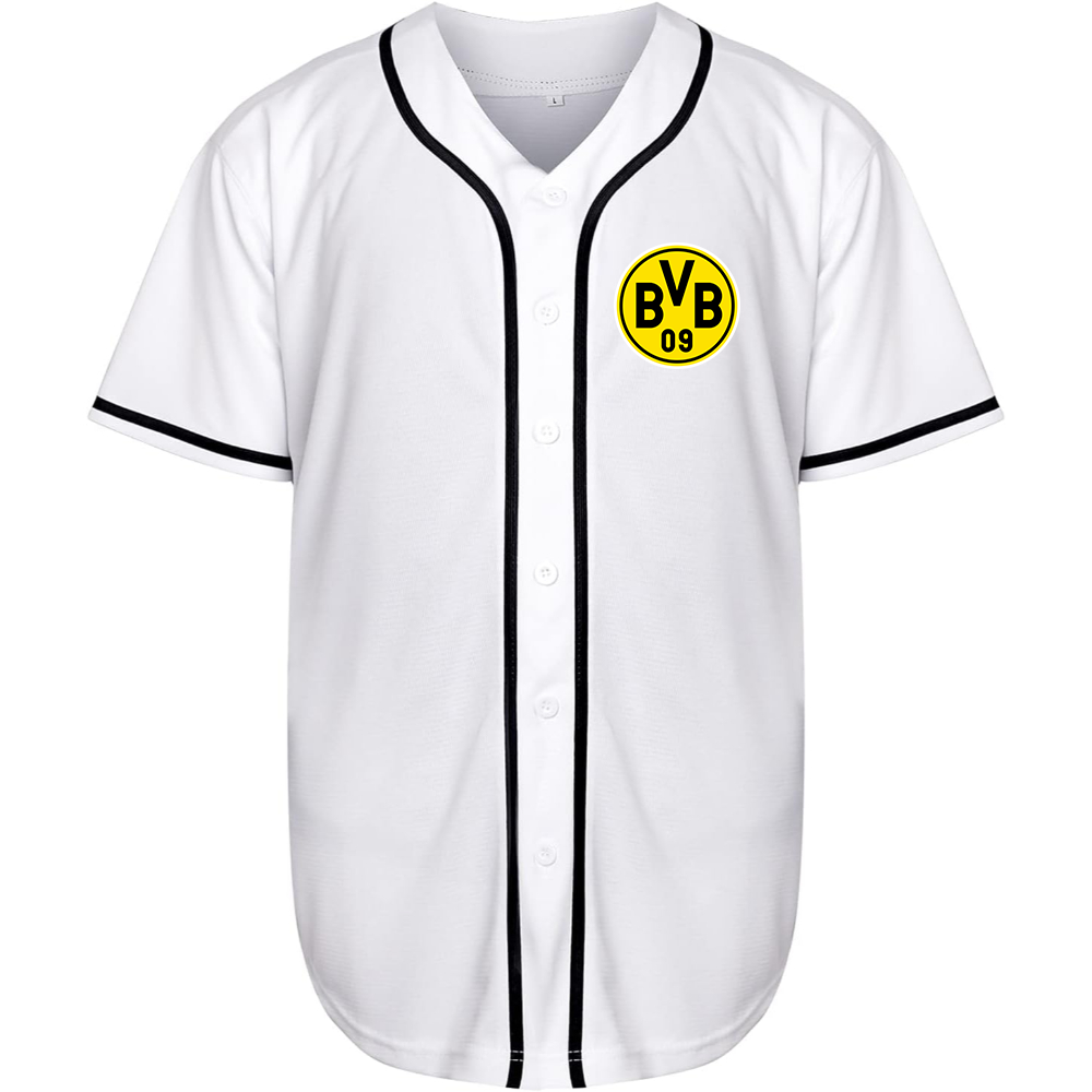 Men's Borussia Dortmund BVB FC Baseball Jersey