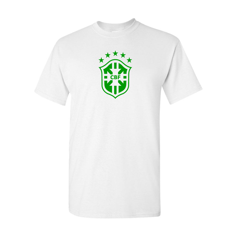 Youth Kids Brazil Soccer Cotton T-Shirt