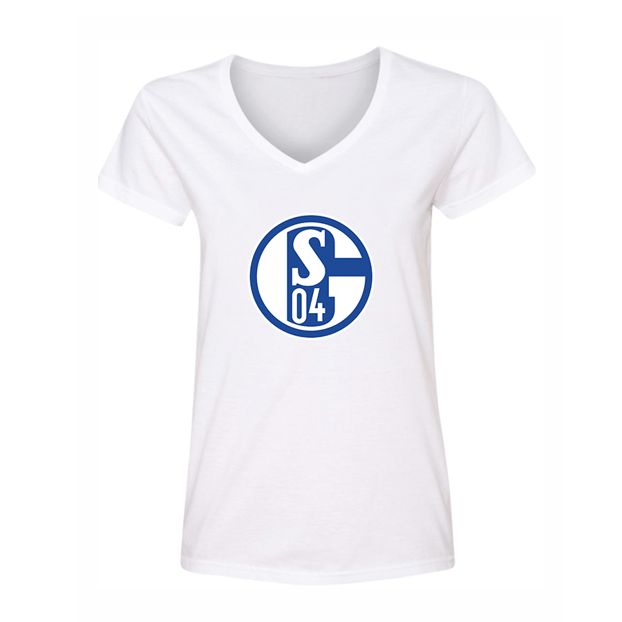 Women's Schalke 04 FC V-Neck T-Shirt