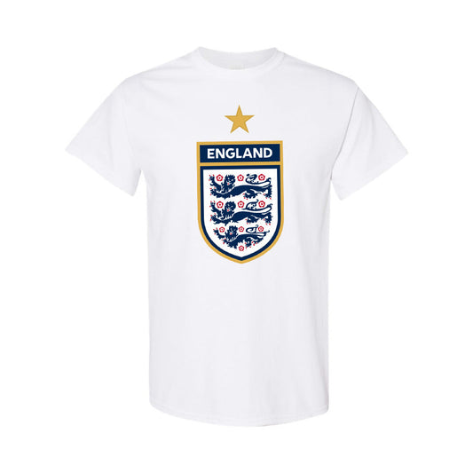 Men's England National Soccer Team Cotton T-Shirt