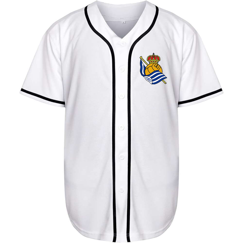 Men's Real Sociedad FC Baseball Jersey