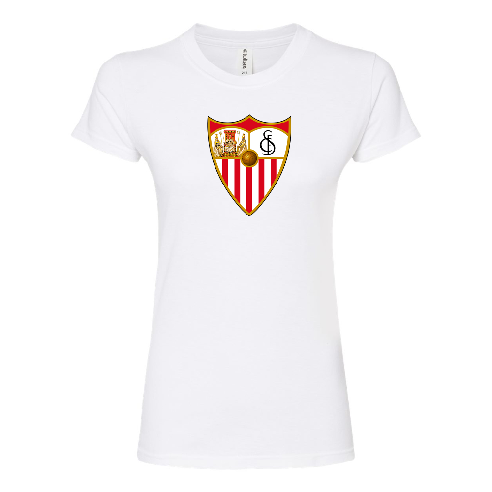 Women's Sevilla FC Round Neck T-Shirt