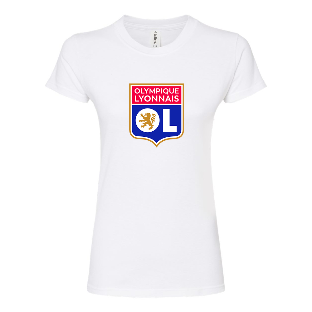 Women's Olympique Lyonnais FC Round Neck T-Shirt