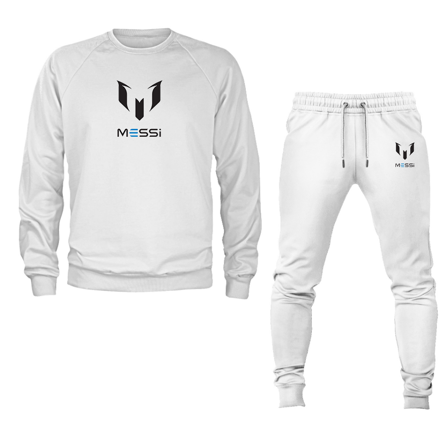 Men's Lionel Messi Air Messi Soccer Logo Crewneck Sweatshirt Joggers Suit