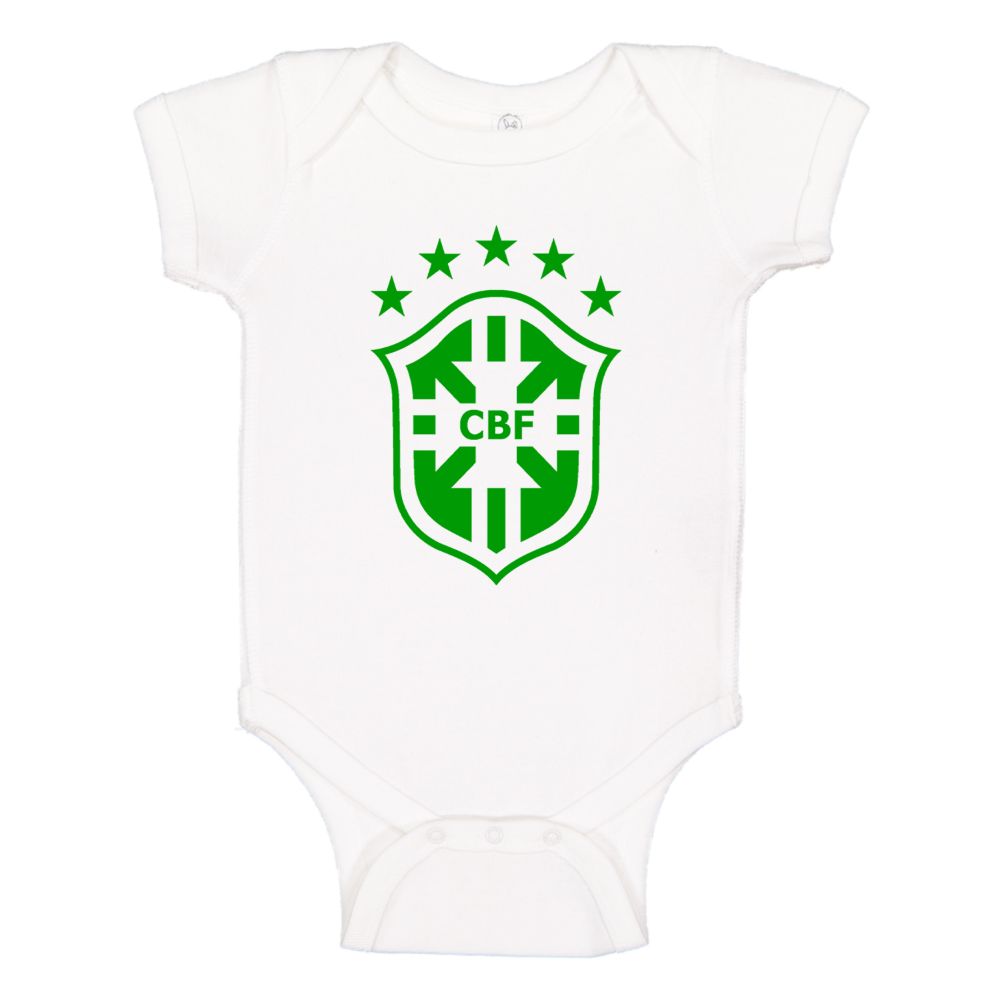 Baby Brazil Soccer Romper Onesie