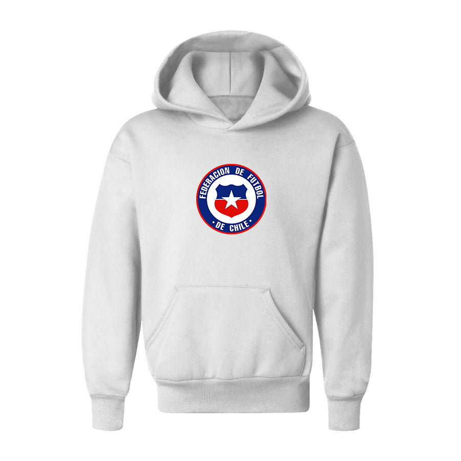 Youth Kids Chile national Soccer Team  Pullover Hoodie