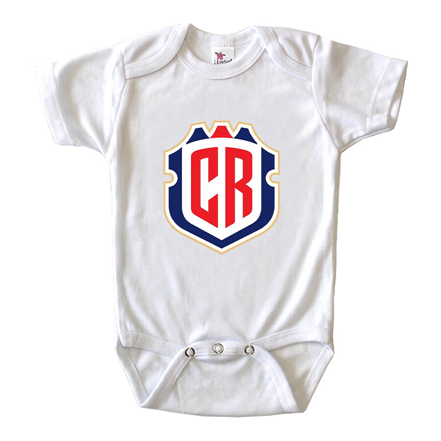 Costa Rica National Soccer Team Baby Romper Onesie