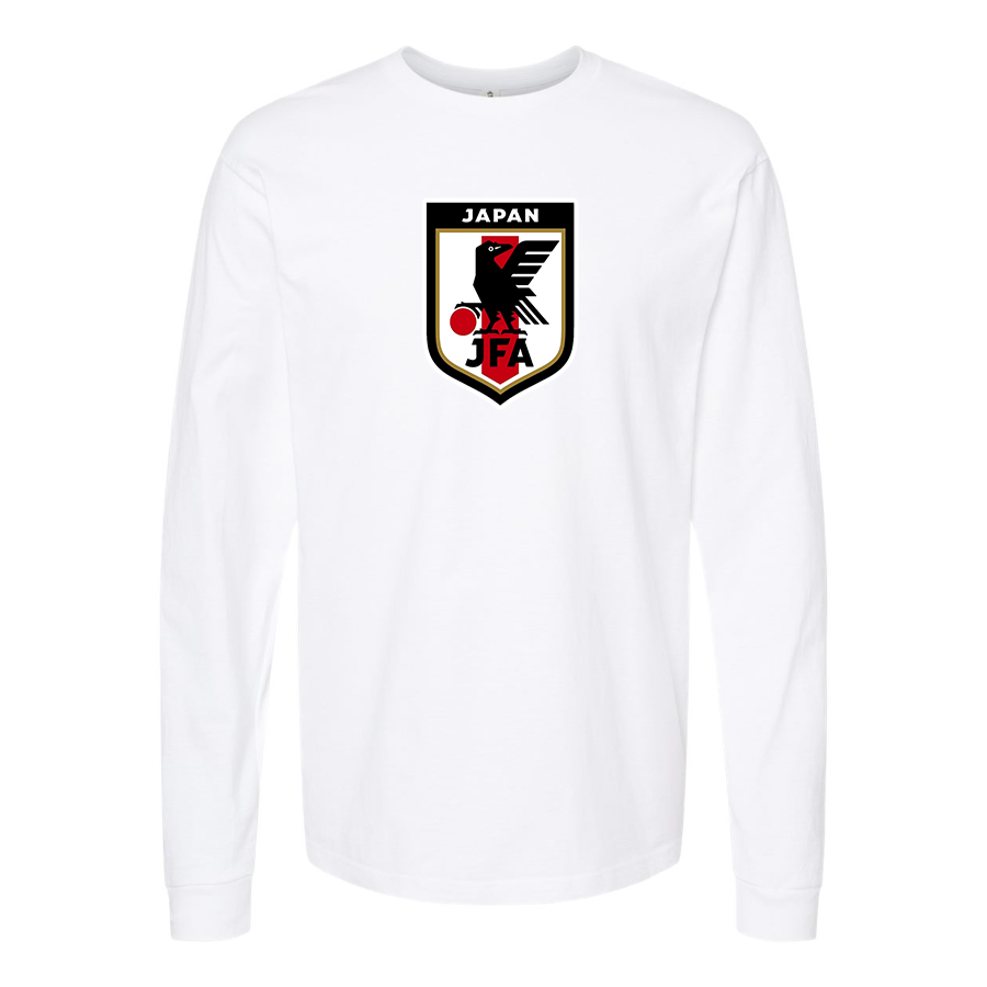 Men's Japan National Soccer Team Long Sleeve T-Shirt