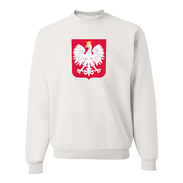 Men's Poland National Soccer Team Crewneck Sweatshirt