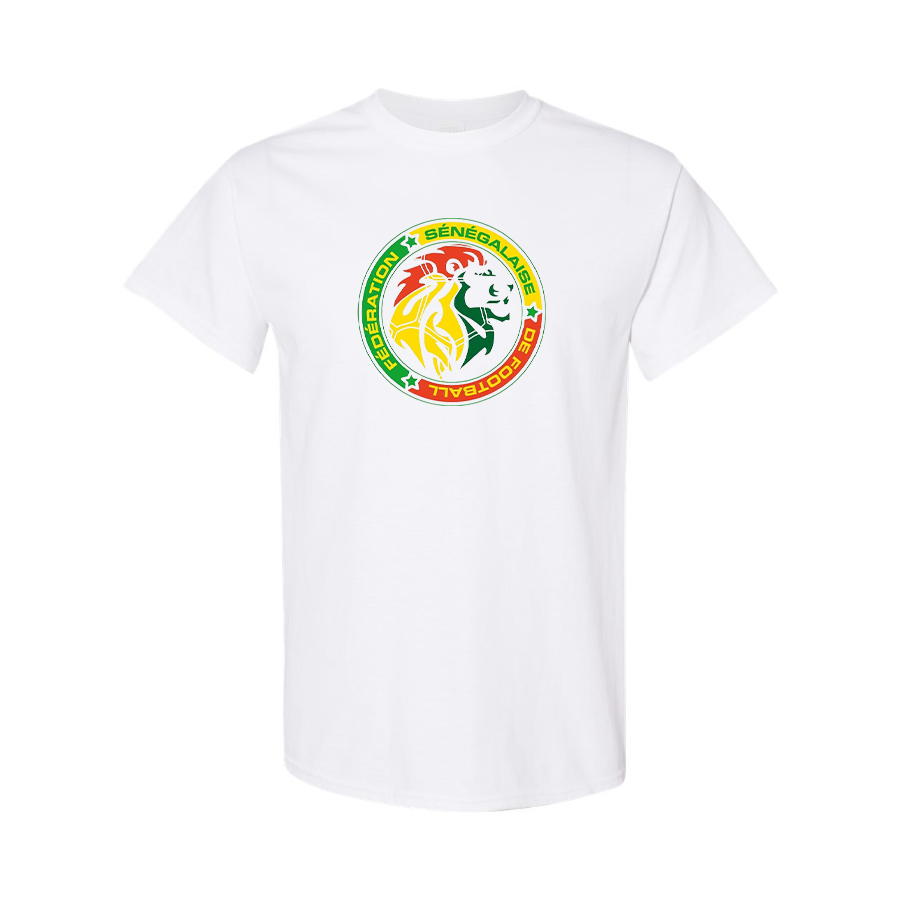 Men's Senegal National Soccer Team Cotton T-Shirt