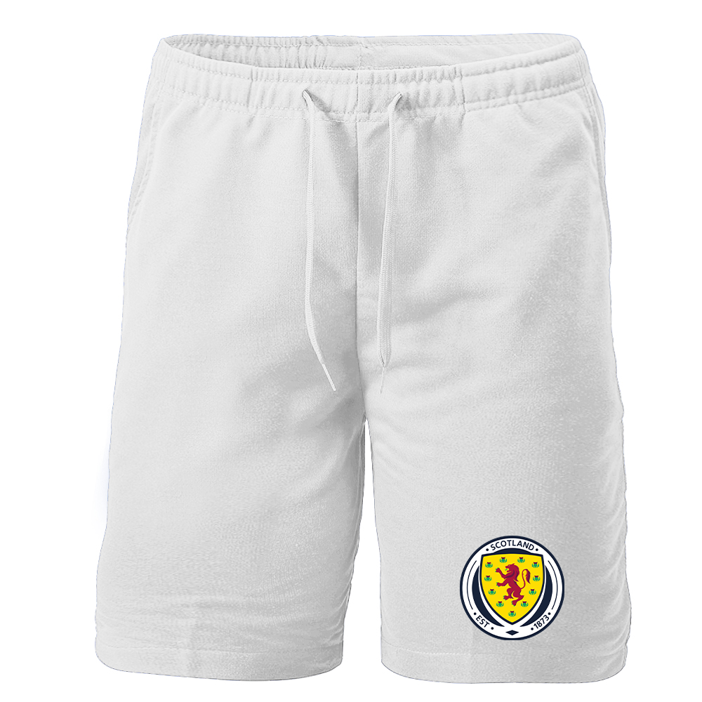 Men's Scotland National Soccer Team Athletic Fleece Shorts