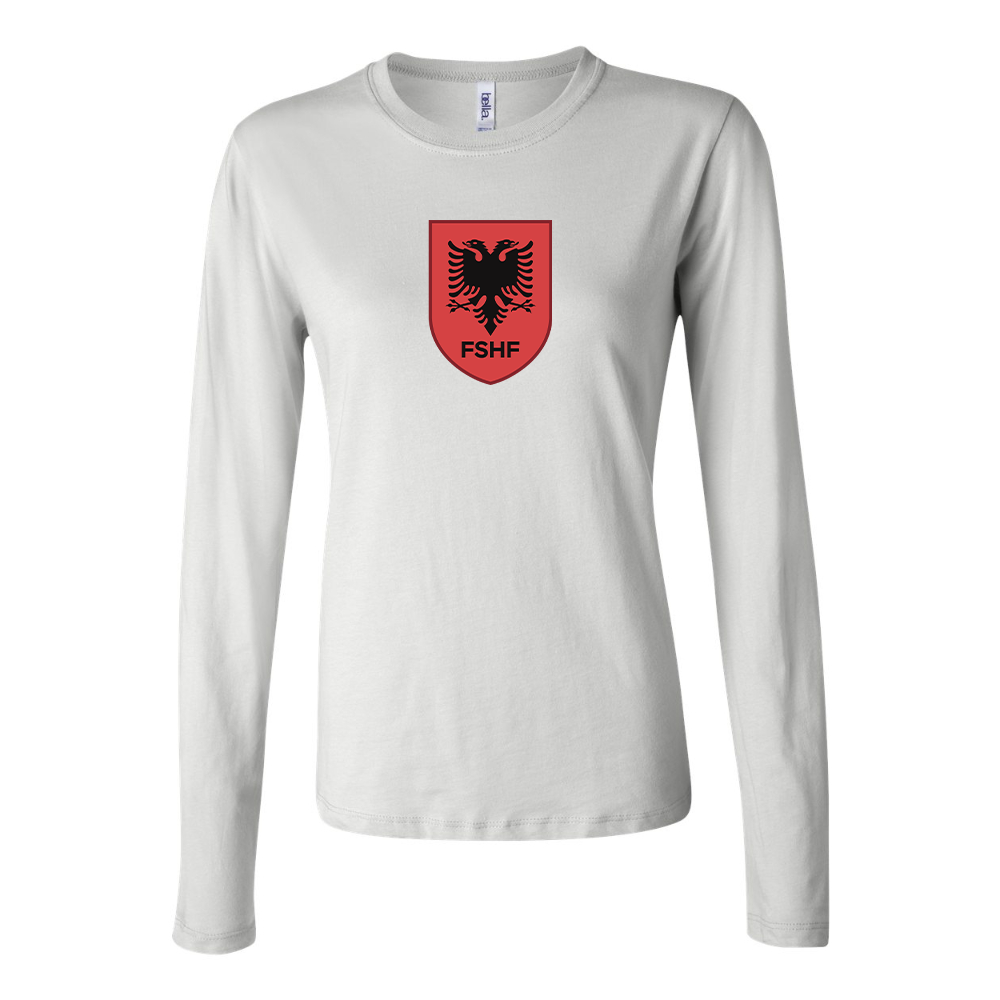 Women's Albania National Soccer Team Long Sleeve T-Shirt