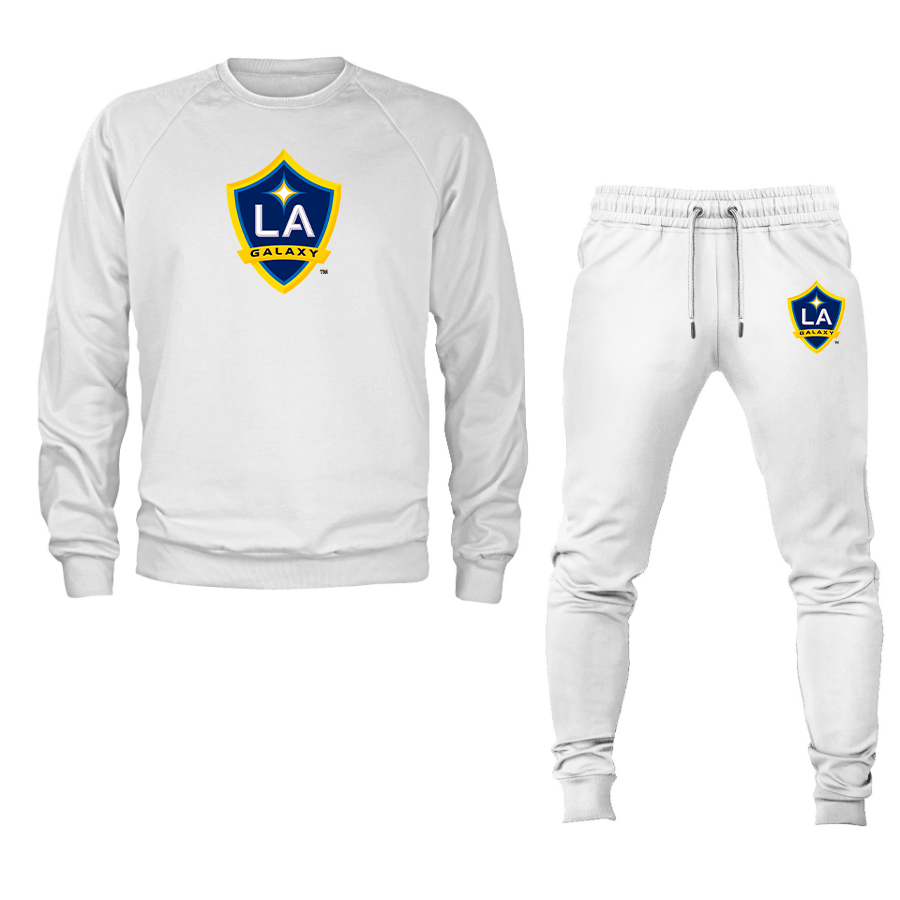 Men's LA Galaxy FC Crewneck Sweatshirt Joggers Suit