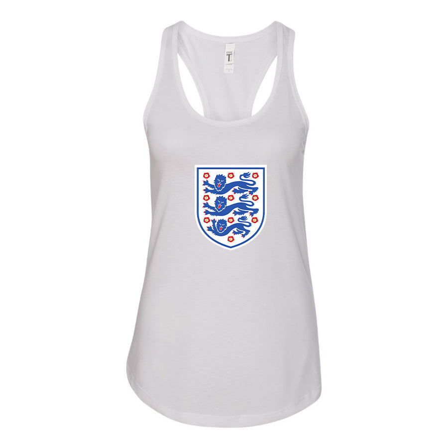 Women's England National Football Team Racerback Tank Top