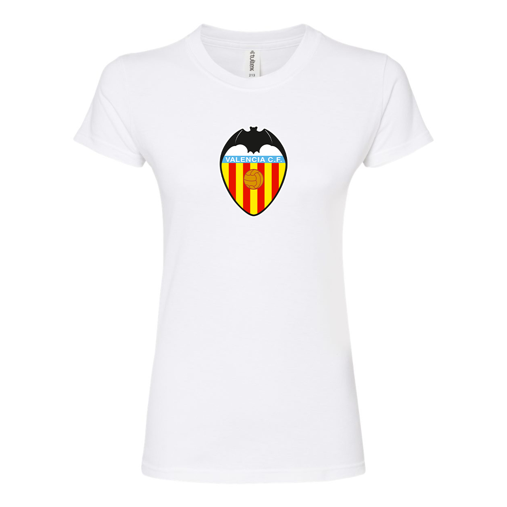 Women's Valencia FC Round Neck T-Shirt