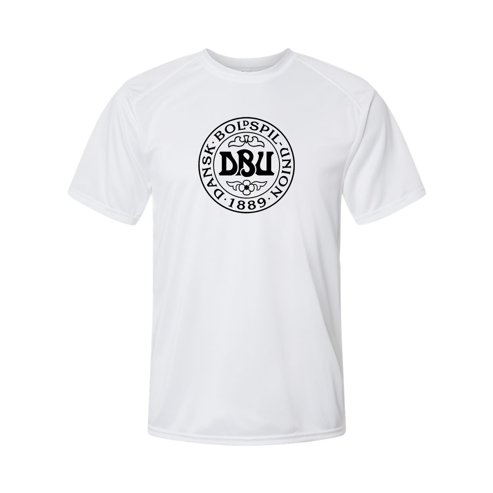 Men's Denmark Soccer Performance T-Shirt