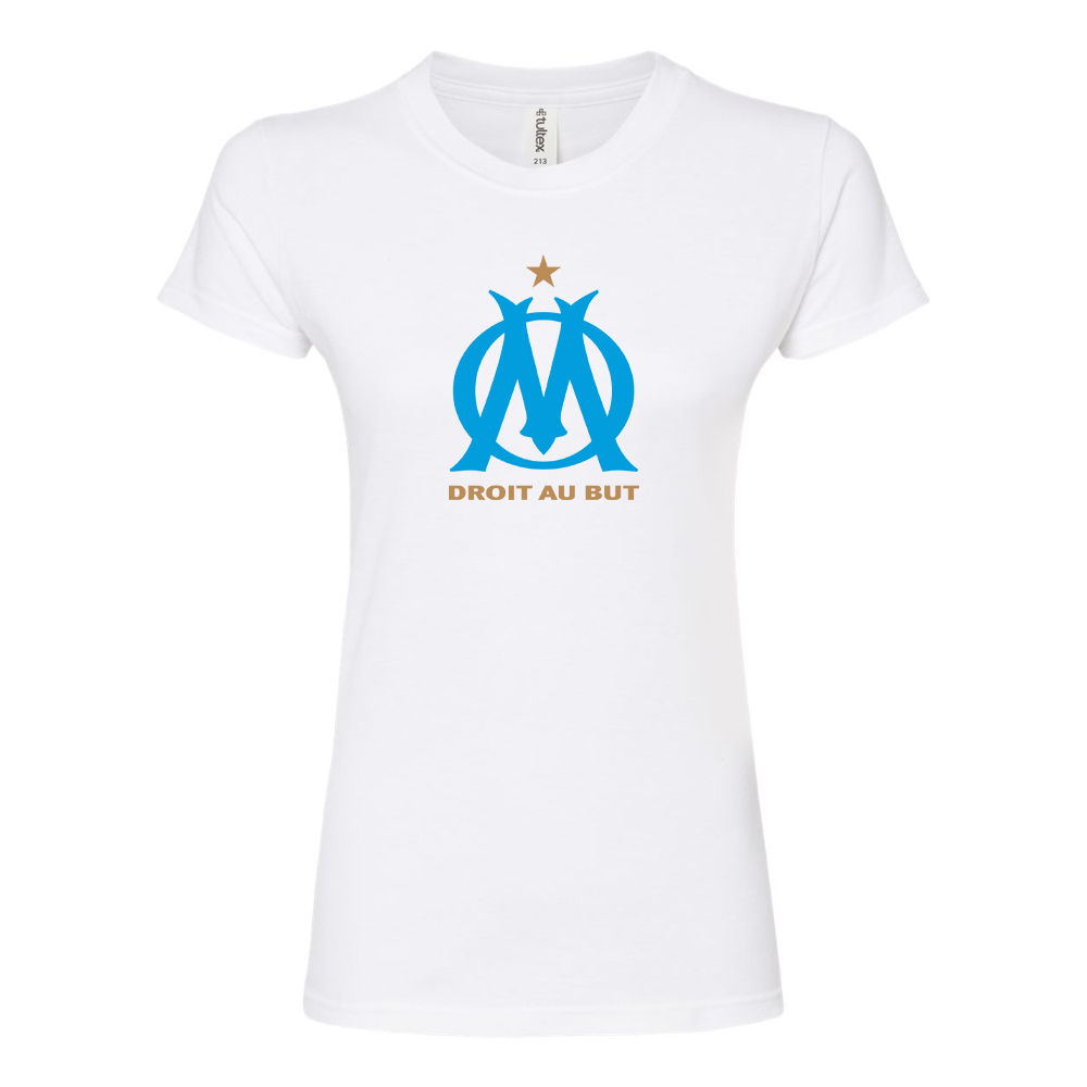 Women's Olympique de Marseille FC Round Neck T-Shirt