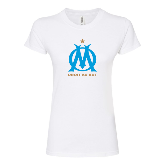 Women's Olympique de Marseille FC Round Neck T-Shirt