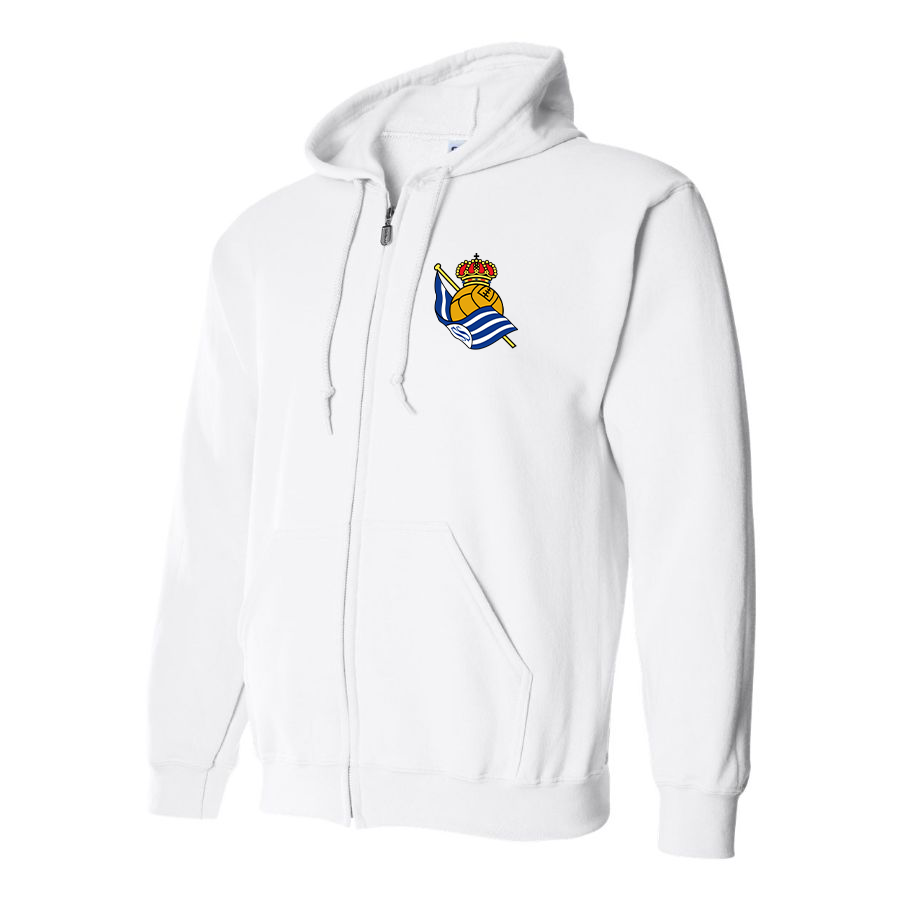 Men's Real Sociedad FC Zipper Hoodie