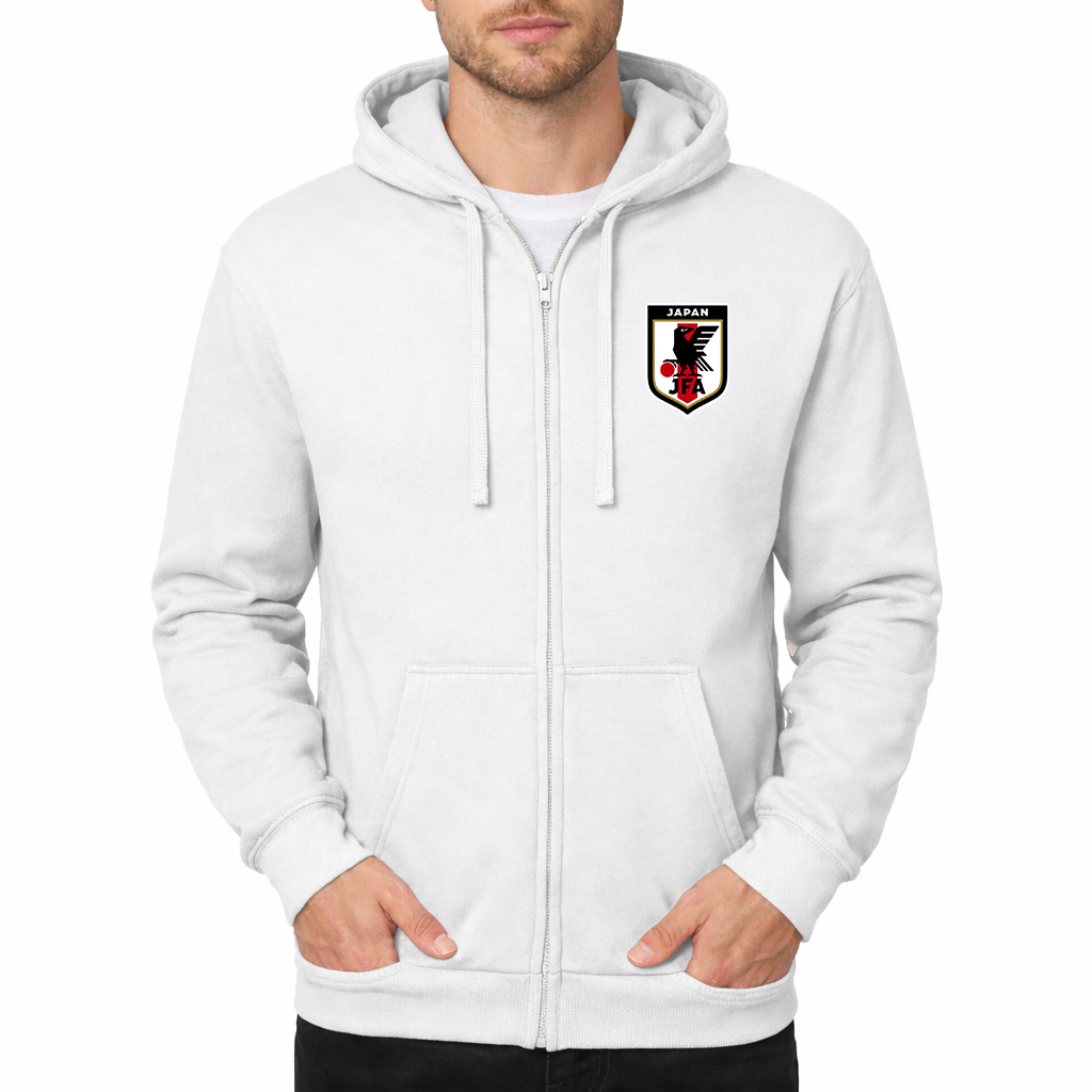 Men's Japan National Soccer Team Zipper Hoodie
