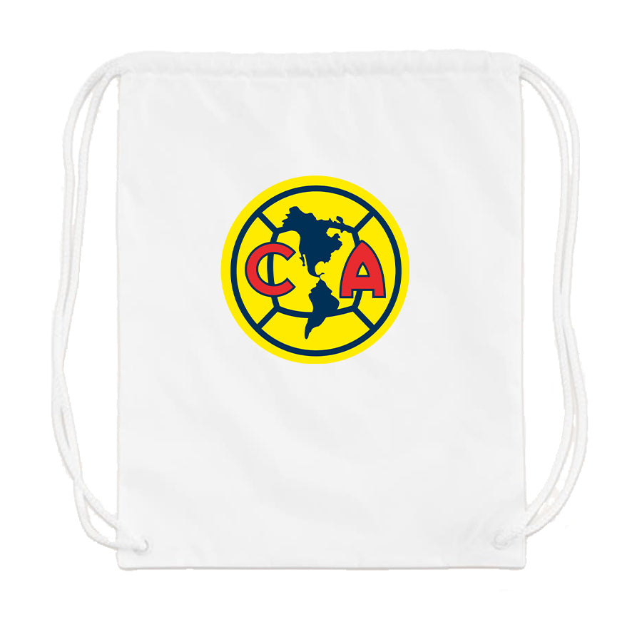 Club America Football Drawstring Bag