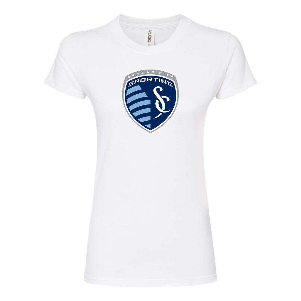 Women's Sporting Kansas City FC Round Neck T-Shirt