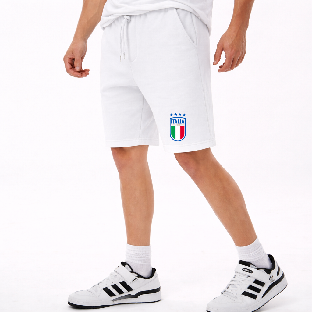 Men's Italy National Soccer Athletic Fleece Shorts