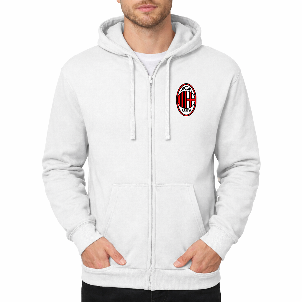Men’s AC Milan Soccer Zipper Hoodie